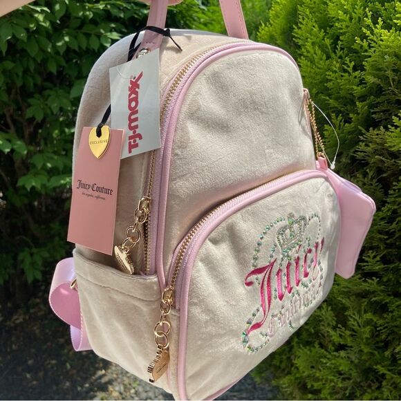 Juicy Couture Bag - Mini Backpack - Cream and Pink Mini Backpack main image 11